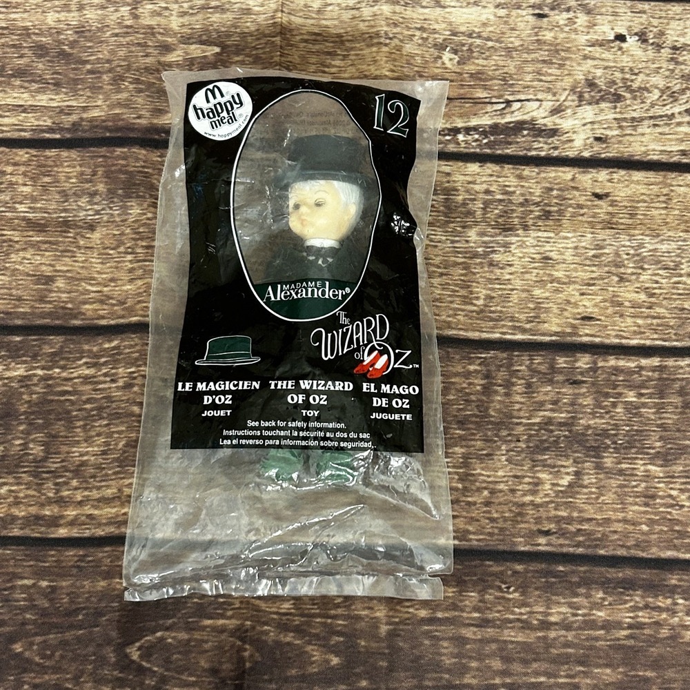 McDonald's 2008 Madame Alexander The Wizard #12 Wizard Of Oz  Happy Meal Toy NIP